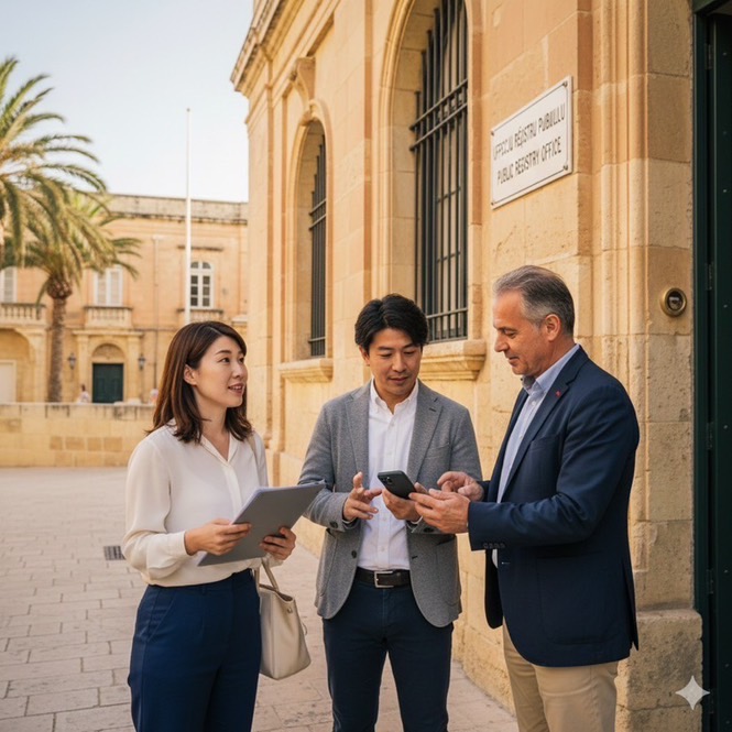 マルタ 行政手続き同行