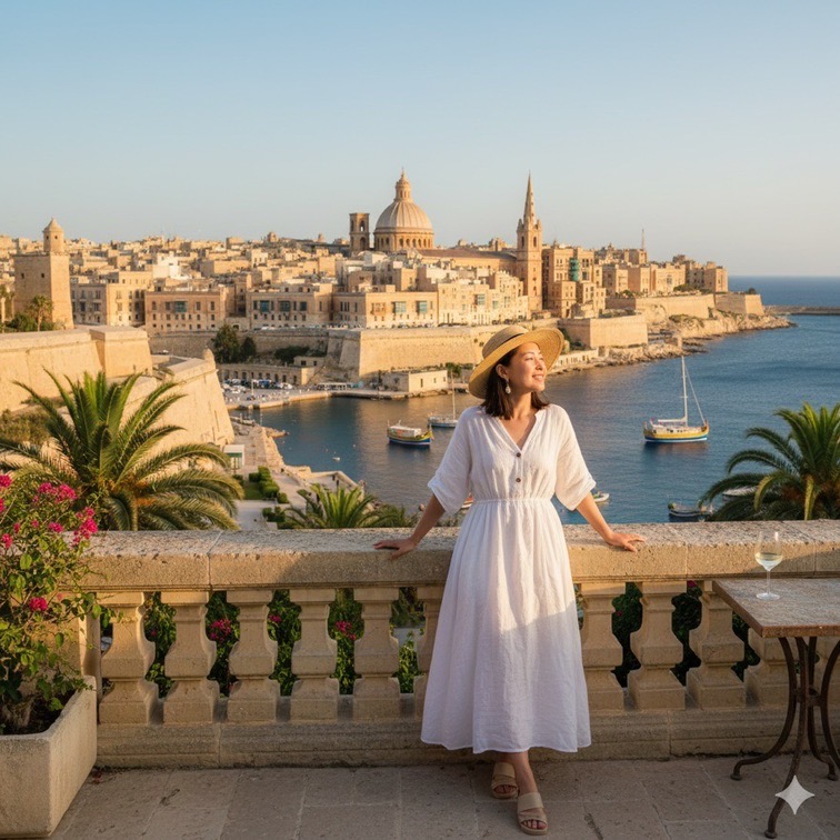 マルタ観光アテンド。絶景フォトツアー同行やレストラン予約代行
