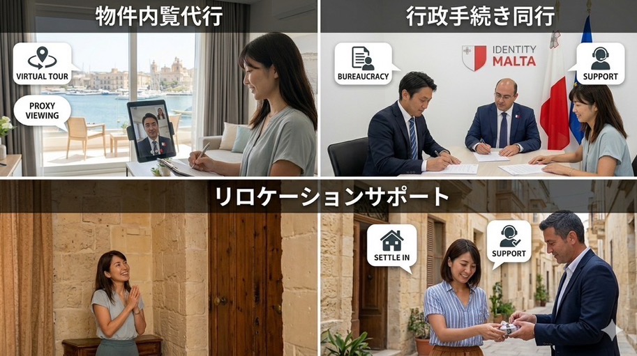 マルタ ビジネスの拠点となるセントジュリアンのオフィス街