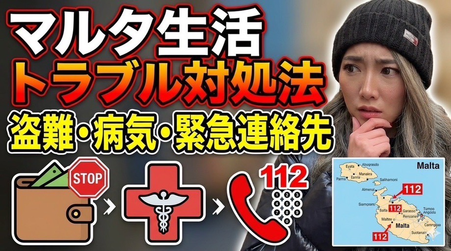 マルタ 移住 マップ：連絡先一覧