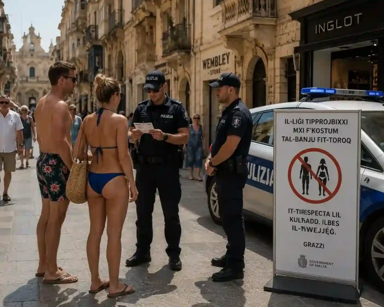 マルタの街中での水着着用は罰金？現地のマナーと取締り