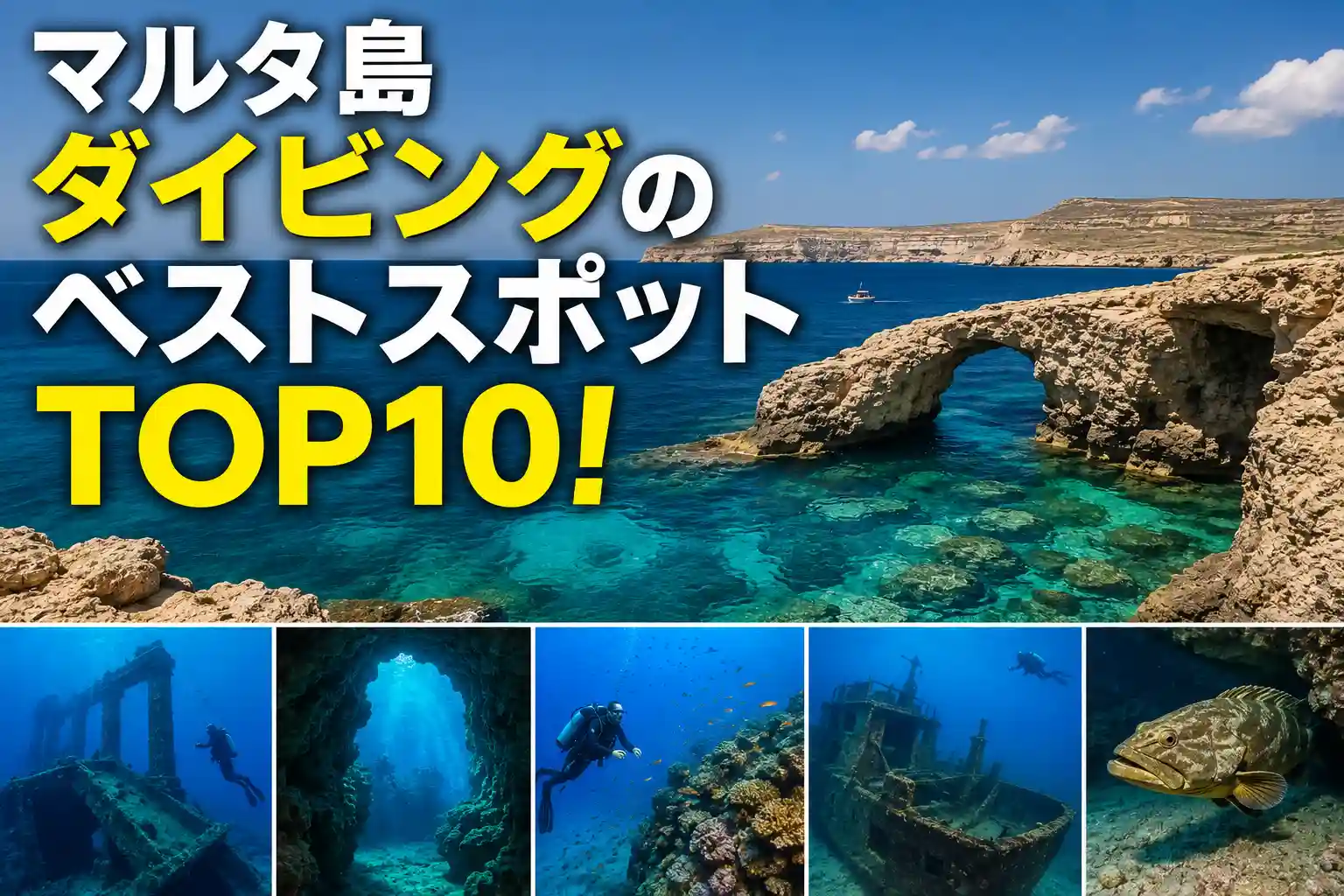 マルタ島 ダイビングスポット